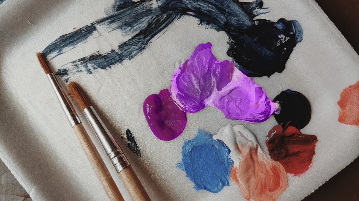 art-paint-purple